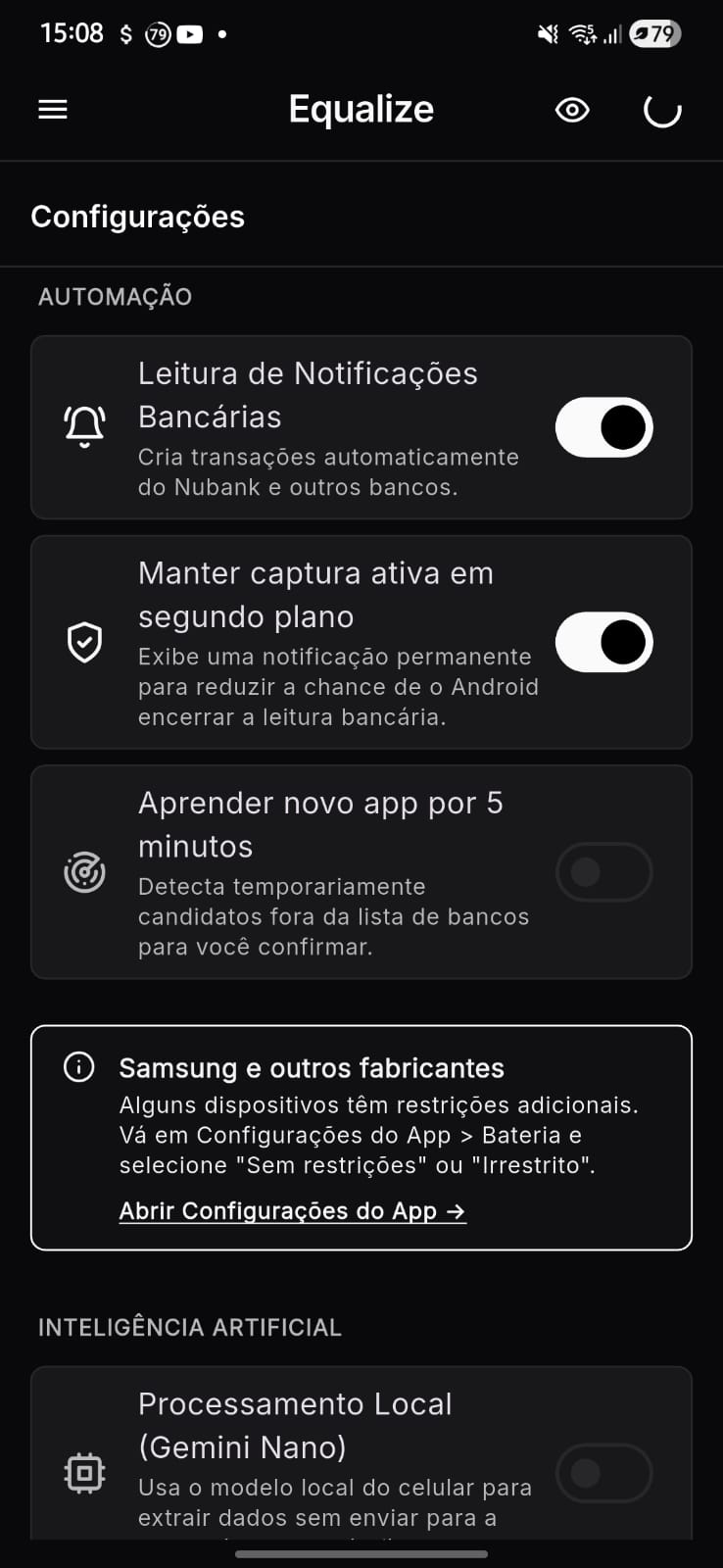 importação OFX