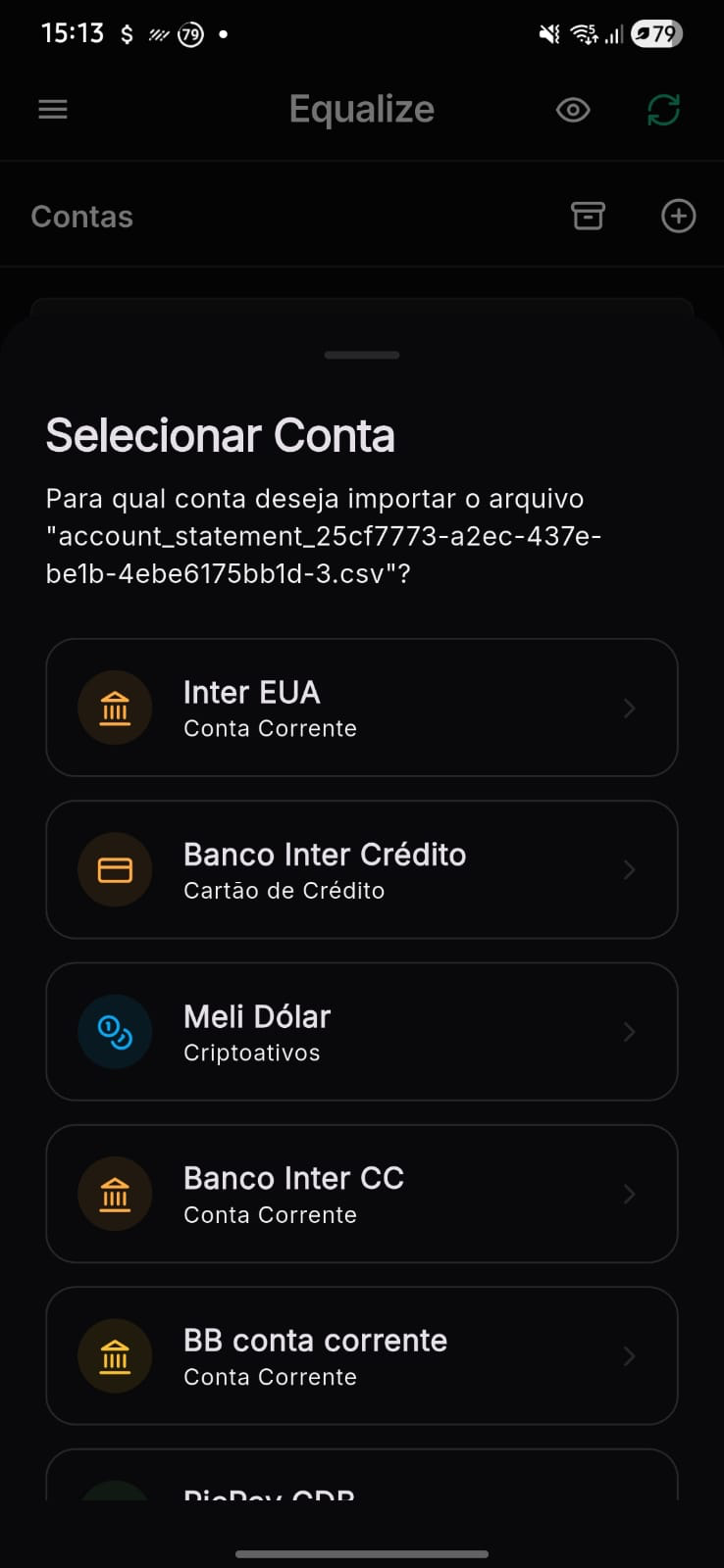 Menu de contexto no desktop